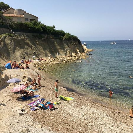 T2 Rez de jardin 300m Plage de Beaucours Sanary sur Mer Extérieur photo
